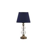 vinner Lacivert Gold Kristal 3'lü Küre Abajur VNRABJR2112048
