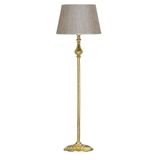 vinner Lille Gold Kaplama Üçlü Kare Kristal Detaylı Metal Lambader - Sarı Kırçıl VNRGLDLILLELMBD037