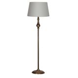 vinner Lille Krom Kaplama Üçlü Kare Kristal Detaylı Metal Lambader Krem Wawe Desenli VNRKROMLILLELMBD020