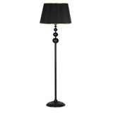 vinner Lille Krom Kaplama Üçlü Kare Kristal Detaylı Metal Lambader - Lale Desenli VNRKROMLILLELMBD010