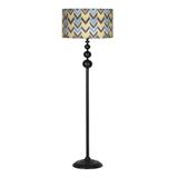 vinner Lima Eskitme Kaplama Düz Metal Ayaklı Lambader - Zebra Desenli VNRLIMAESKLAM023