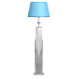 vinner Lyon Siyah Kaplama Eskitme Küre Detaylı Metal Lambader - Krem Wawe Desenli VNRLYONSYHESKKLMD016