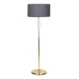 vinner Madelyn Gold Kaplama Burgulu Metal Lambader - Zebra Desenli VNRMADGKLMB041