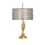 vinner Marche Mka-001 Gold Kaplama Metal Abajur - Gold Şeritli Sarı Kırçıl VNRMKAGLDABJ016