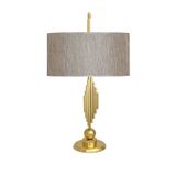 vinner Marche Mka-001 Gold Kaplama Metal Abajur - Gri Yaldızlı VNRMKAGLDABJ015