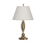Vinner Marche Mka-01 Beyaz Kırçıl Eskitme Mat Gold Metal Abajur