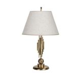 vinner Marche Mka-01 Eskitme Mat Gold Metal Abajur - Beyaz Kırçıl VNRMRCHEABJ0001
