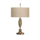 vinner Marche Mka-01 Eskitme Mat Gold Metal Abajur - Çuval Bezi Efektli VNRMRCHEABJ0043
