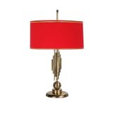 vinner Marche Mka-01 Eskitme Mat Gold Metal Abajur - Gold Kırmızı VNRMRCHEABJ0059