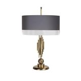 vinner Marche Mka-01 Eskitme Mat Gold Metal Abajur - Gri Antrasit VNRMRCHEABJ0035