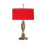 vinner Marche Mka-01 Eskitme Mat Gold Metal Abajur - Krom Kırmızı VNRMRCHEABJ0014