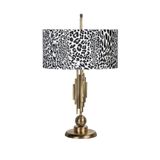 vinner Marche Mka-01 Eskitme Mat Gold Metal Abajur - Leopar Desenli VNRMRCHEABJ0006