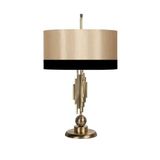 vinner Marche Mka-01 Eskitme Mat Gold Metal Abajur - Siyah Mataro VNRMRCHEABJ0037