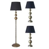 vinner Memphis Antik Eskitme Kaplama Metal Lambader - Krem VNRLMDMPHS01005
