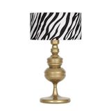 vinner Munch Eskitme Kaplama Metal Abajur Zebra Desenli VNRABJ1508175