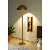 Vinner Noa Eskitme Gold Mushroom Lambader Modern Dekoratif Metal Oturma Odası Çalışma Odası Zemin Lambası