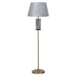 vinner Noa Eskitme Tripod Boyu Ayarlanabilir Metal Lambader - Krem Wawe Desenli VNRNOAMTL1184