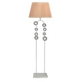 vinner Noa Krom Kaplama Tripod Boyu Ayarlanabilir Metal Lambader - Gül Desenli VNRNOAMTL1079