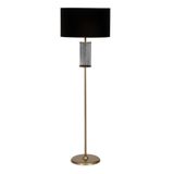 vinner Noa Krom Kaplama Tripod Boyu Ayarlanabilir Metal Lambader Violet Desenli VNRNOAMTL1107