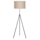 Vinner Noa Siyah Kaplama Tripod Boyu Ayarlanabilir Metal Krem Lambader