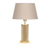 vinner Odeon Gold Kaplama Metal Çubuk Abajur - Krem VNRODNA2506004