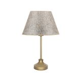 vinner Onze Eskitme Mat Gold Metal Abajur Masa Lambası - Sarı Kırçıl VNROEMGA01002