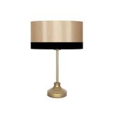 vinner Onze Eskitme Mat Gold Metal Abajur, Masa Lambası - Siyah Mataro VNROEMGA01013