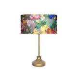 vinner Onze Eskitme Mat Gold Metal Abajur, Masa Lambası - Violet VNROEMGA01003
