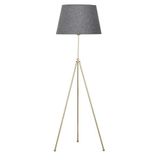 vinner Potenza Eskitme Detaylı Siyah Metal Lambader - Gold Kırmızı VNRLMDPTNZ01016