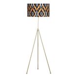 vinner Potenza Eskitme Detaylı Siyah Metal Lambader - Krem Wawe VNRLMDPTNZ01028
