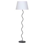 vinner Potenza Eskitme Detaylı Siyah Metal Lambader - Pre Gri VNRLMDPTNZ01029