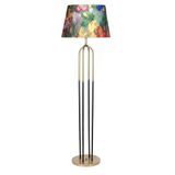 vinner Potenza Eskitme Detaylı Siyah Metal Lambader - Siyah VNRLMDPTNZ01019