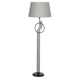 vinner Potenza Eskitme Detaylı Siyah Metal Lambader - Violet Desenli VNRLMDPTNZ01008
