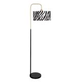 Vinner Potenza Eskitme Detayli Siyah Metal Lambader - Zebra