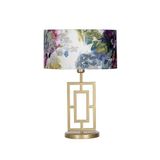vinner Puglia Eskitme Mat Gold Metal Abajur - Gül VNRPUGLIAEMGA01035