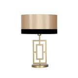 vinner Puglia Eskitme Mat Gold Metal Abajur - Siyah Mataro VNRPUGLIAEMGA01029