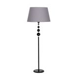 vinner Rivoli Statik Siyah Kaplama Tek Ayaklı Metal Lambader - Gri VNRRVLLMDD01029