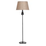 vinner Silindir Lale Desenli Başlık Krom Kaplama Solid Düz Tek Ayak Metal Lambader VNR2903SLKRMDZ005