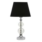 vinner Siyah Bronz Kristal 2'li Küre Abajur VNRABJR2112067