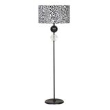 vinner Siyah Kaplama Helezon Paslanmaz Metal Modern Lambader - Beyaz vnrsyhsel0015