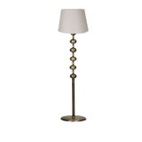 vinner Solid Gold Kaplama Düz Metal Ayak Lambader - Hasır Gri VNR0406SG016