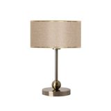 vinner Sphere Eskitme Kaplama Metal Abajur - Gold Hasır Kahve VNRSPHR01031