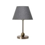vinner Sphere Eskitme Kaplama Metal Abajur - Hasır Gri VNRSPHR01004