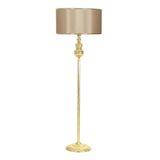 vinner Twins Statik Siyah Eskitme Mat Gold Detaylı Metal Lambader - Beyaz VNRTWINS01004