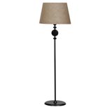 vinner Twins Statik Siyah Eskitme Mat Gold Detaylı Metal Lambader - Gold Hasır A Kahve VNRTWINS01049