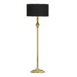 Vinner VNRMADGKLMB023 Madelyn Gold Şeritli Siyah Gold Kaplama Burgulu Metal Lambader