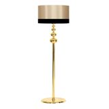 Vinner VNRNOAMSL04 Vega Gold Kaplama Üçlü Küre Düz Metal Mataro Siyah Lambader