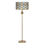 Vinner VNROSLOESDZLM0107006 Ottowa Eskitme Tekli Küre Metal Ayaklı Çvş Desenli Lambader
