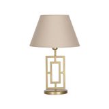 Vinner VNRPUGLIAEMGA01007 Puglia Eskitme Mat Gold Metal Krem Abajur