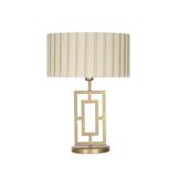 Vinner VNRPUGLIAEMGA01019 Puglia Eskitme Mat Gold Metal Kırma Krem Abajur